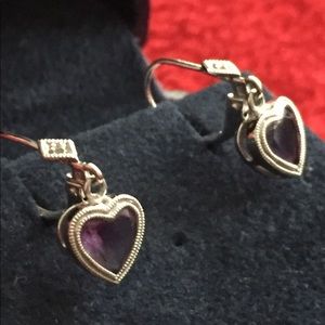 Amethyst earrings